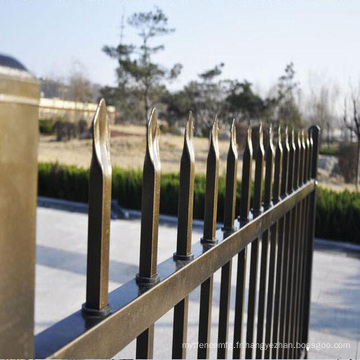 clôture horizontale de barrière de clôture en aluminium